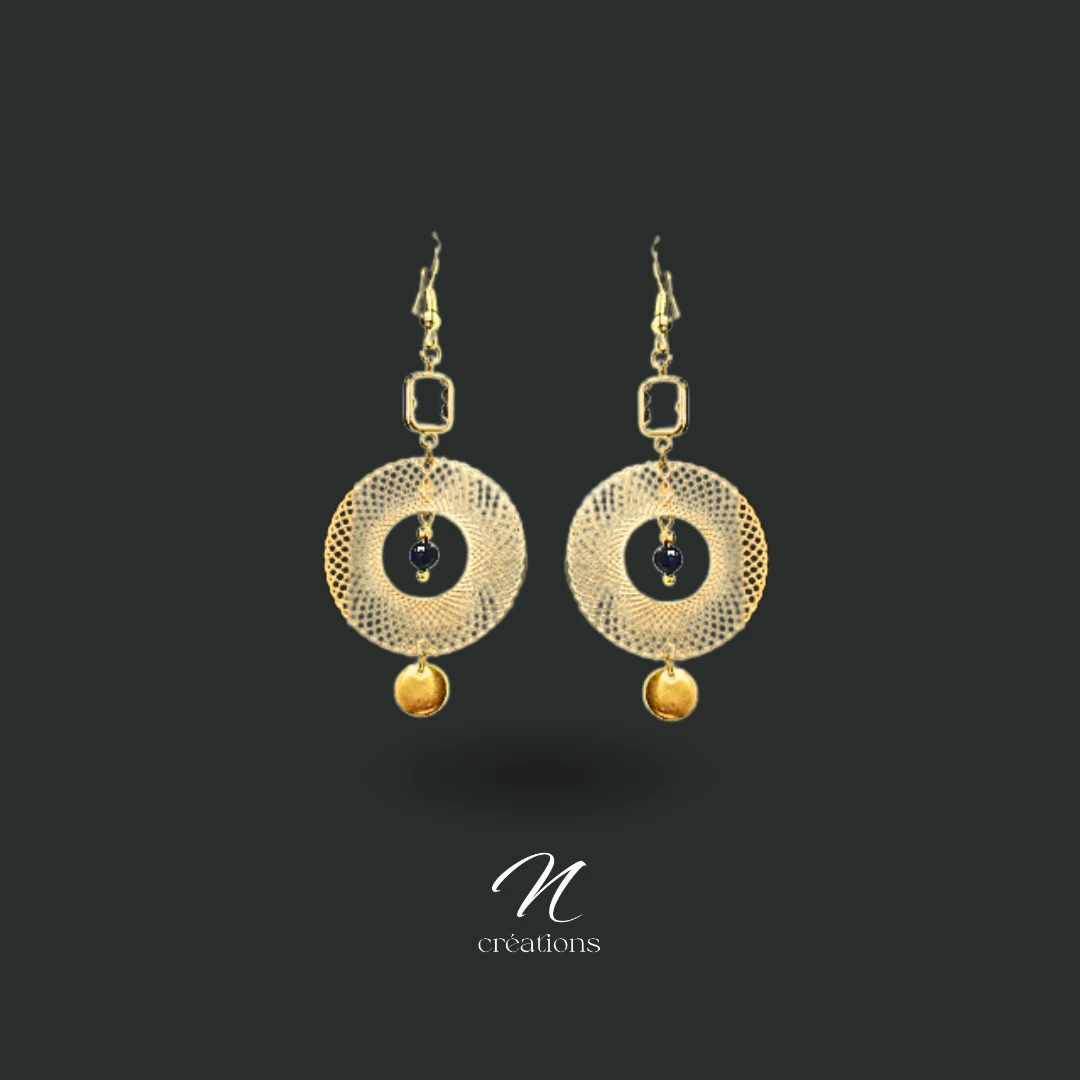 Boucles filigranes cristal galaxie