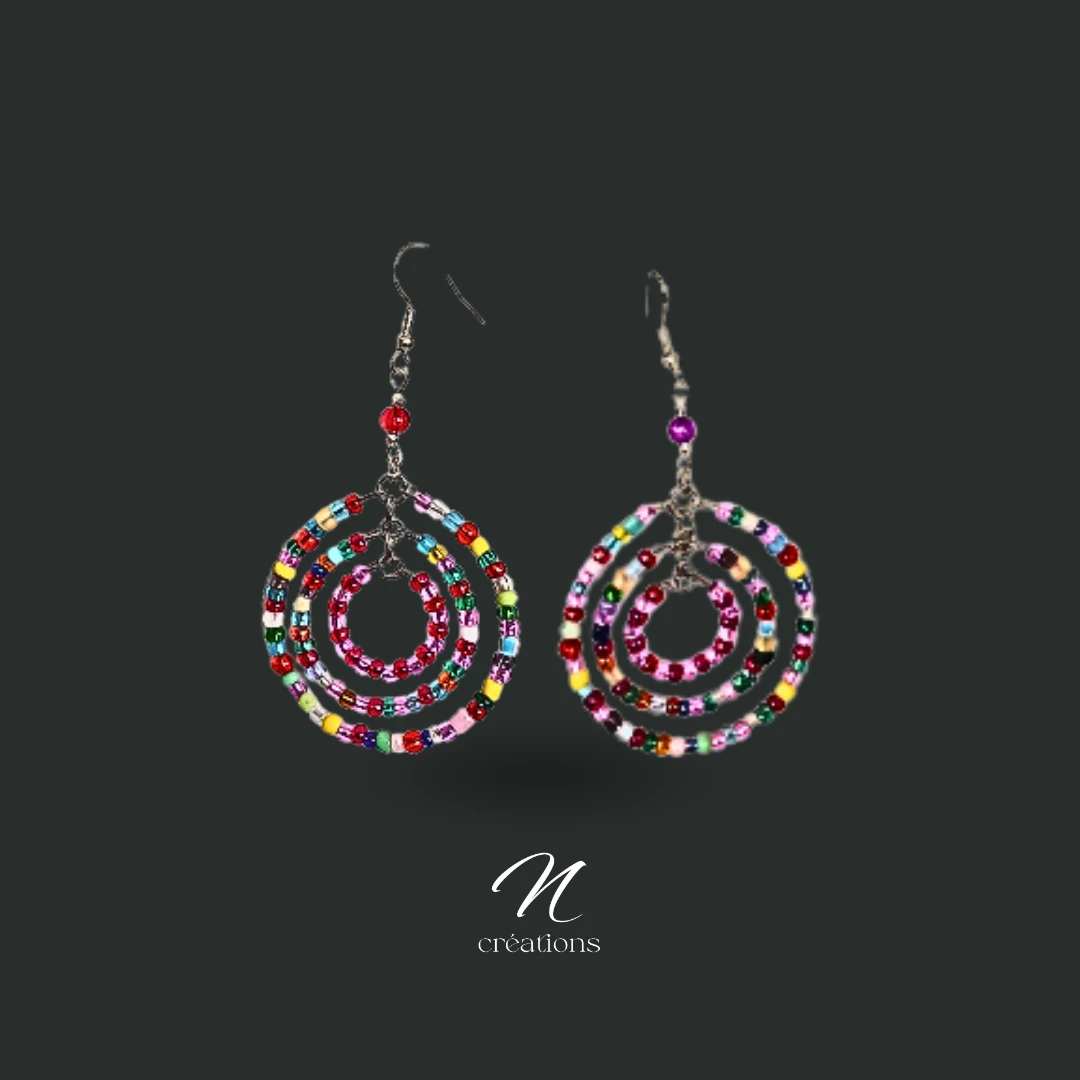 Triples créoles multicolores