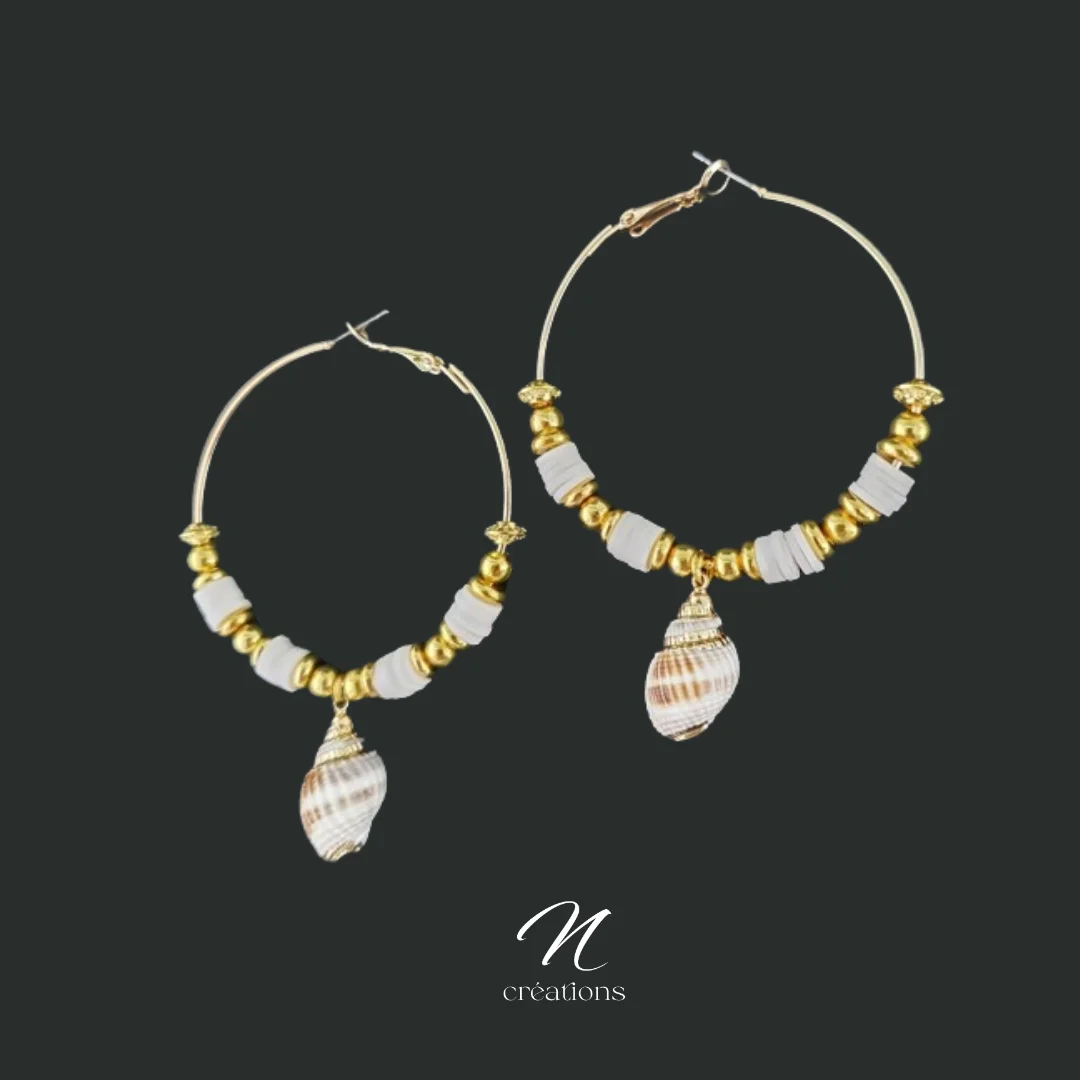 Créoles Coquillages Dorés