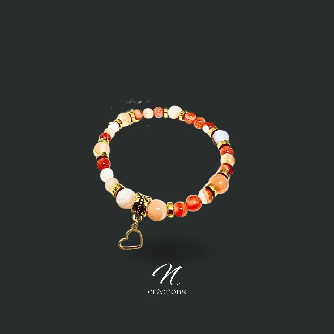 Bracelet Agate du Botswana