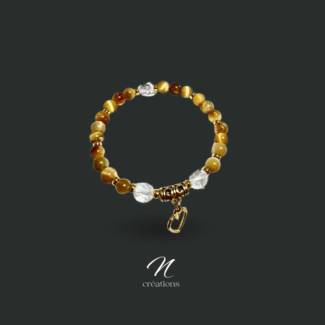 Bracelet Œil de Tigre Gold