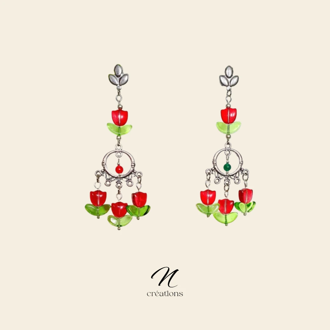 Boucles d’oreilles Tulipes