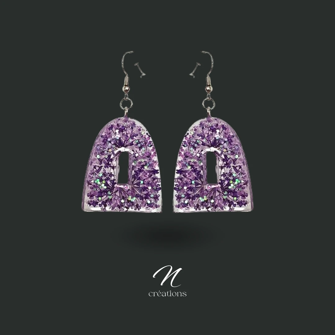 Boucles d’oreilles Florales