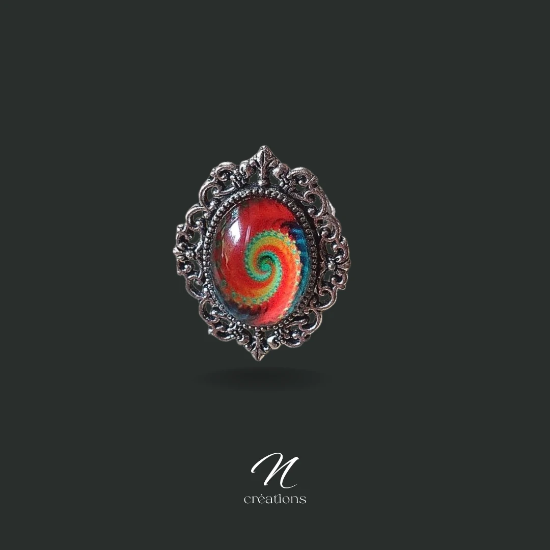 Bague Galaxie orange