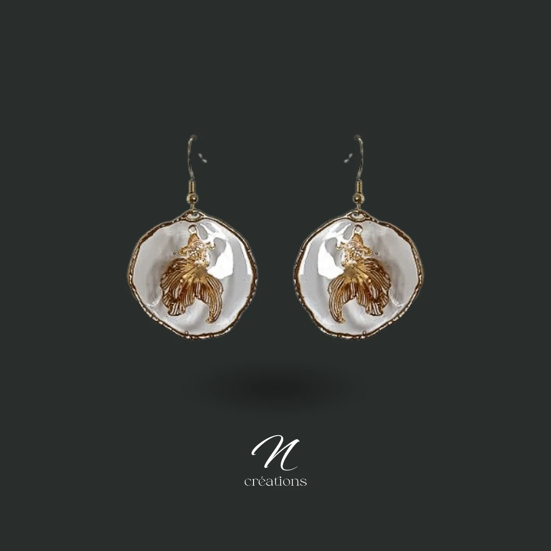 Boucles d’oreilles Poissons Combattants