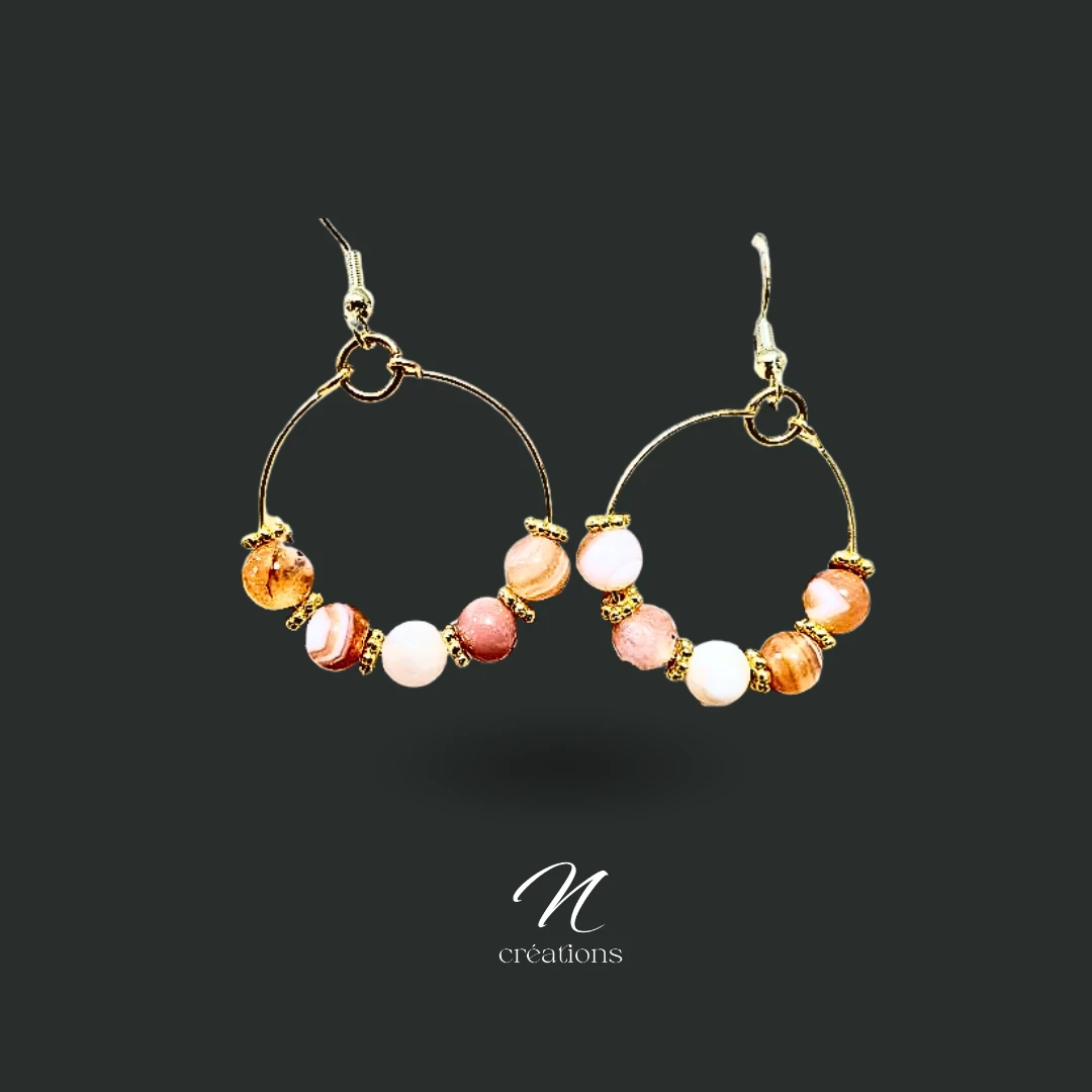 Créoles Agate du Botswana