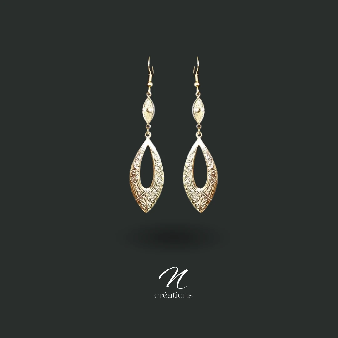 Boucles d’oreilles Navettes Ethniques