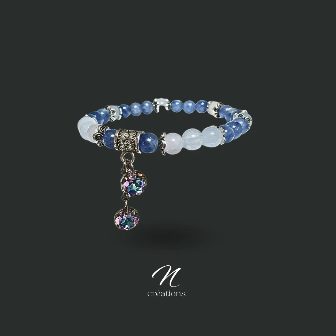 Bracelet Kyanite et Aigue-Marine