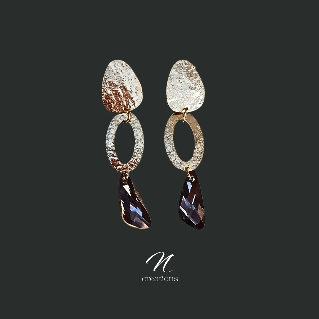 Boucles d’oreilles cristal autrichien