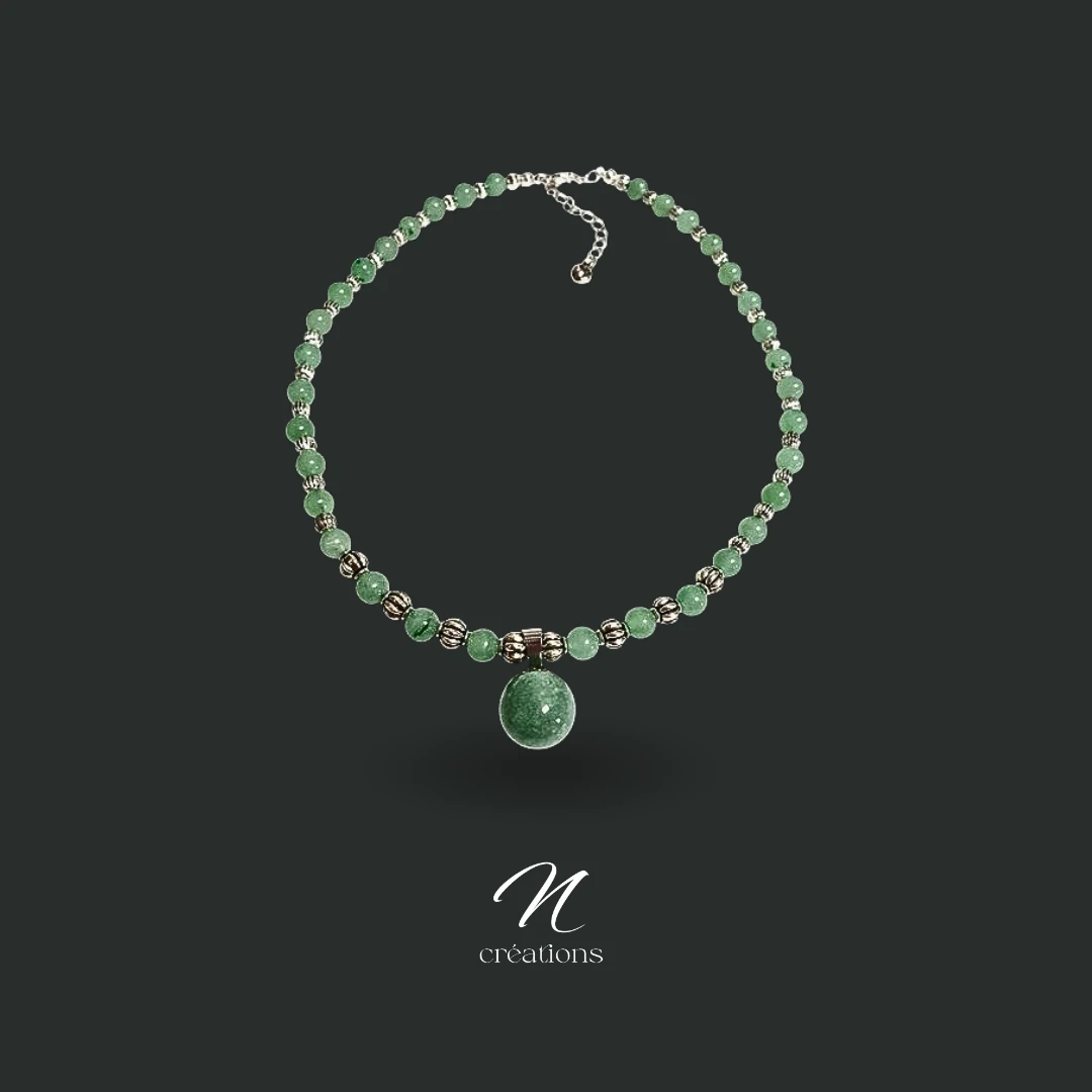 Ras de cou Aventurine verte