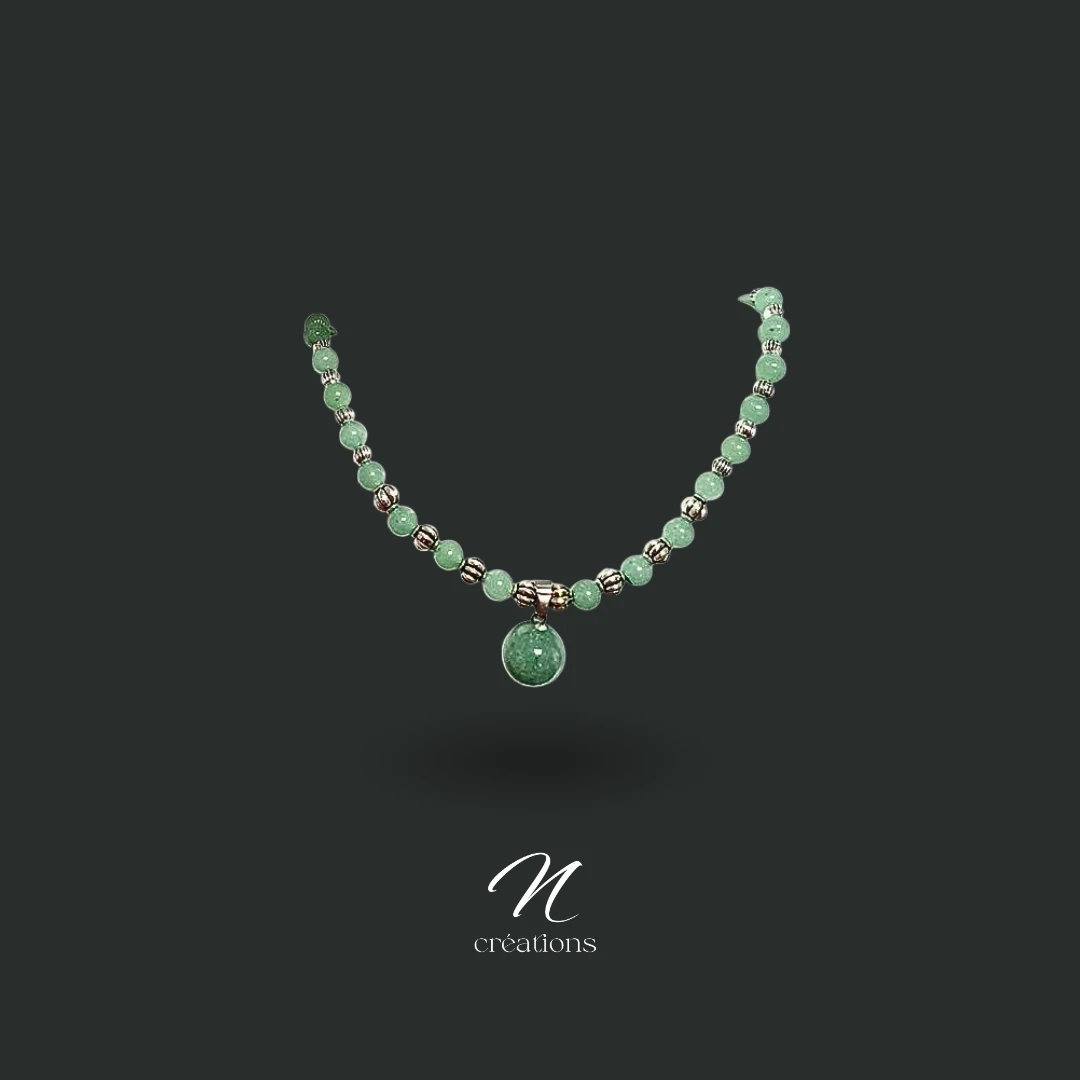 Ras de cou Aventurine verte