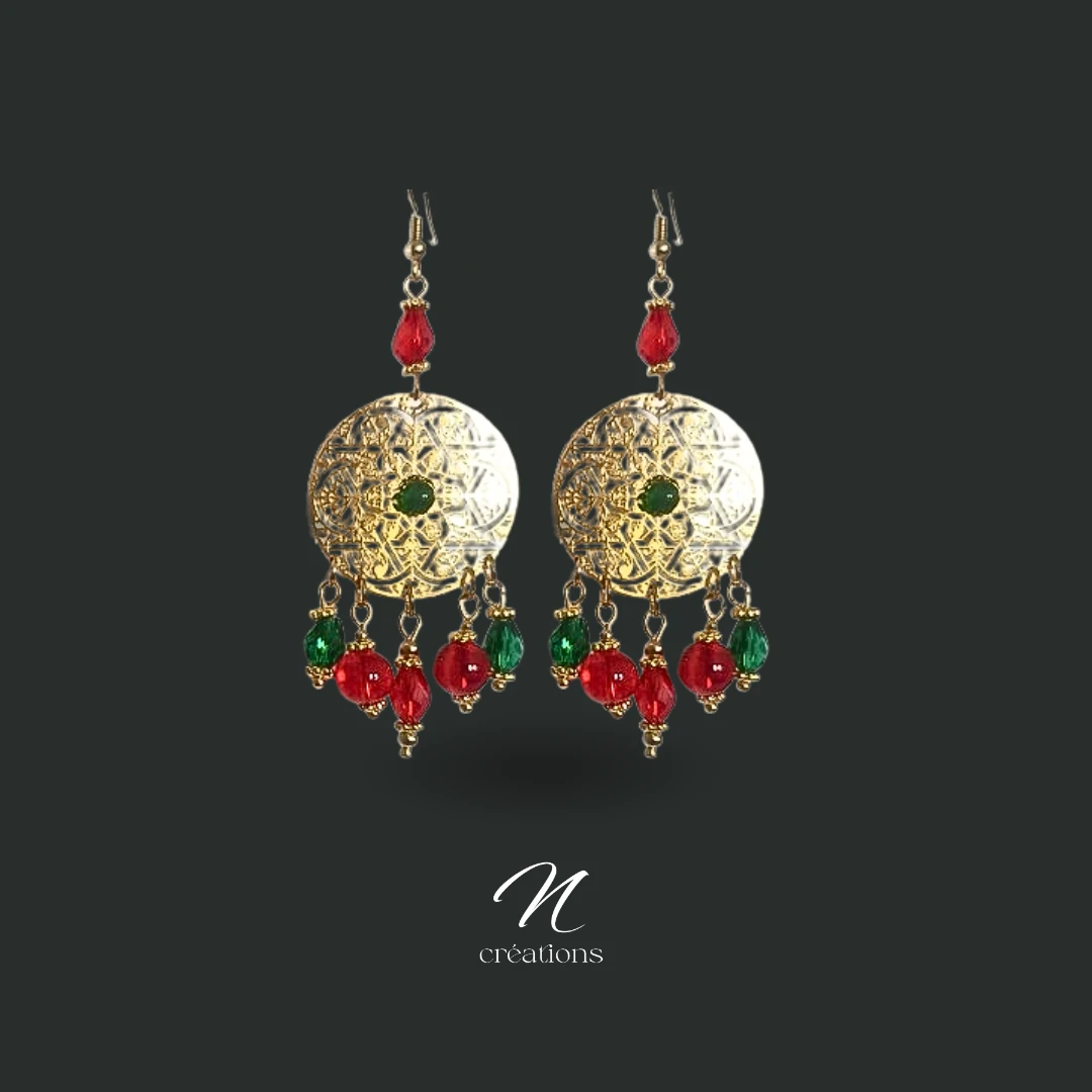 Boucles d'Oreilles Noël Filigranes
